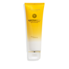 A tube of cream on a white background
