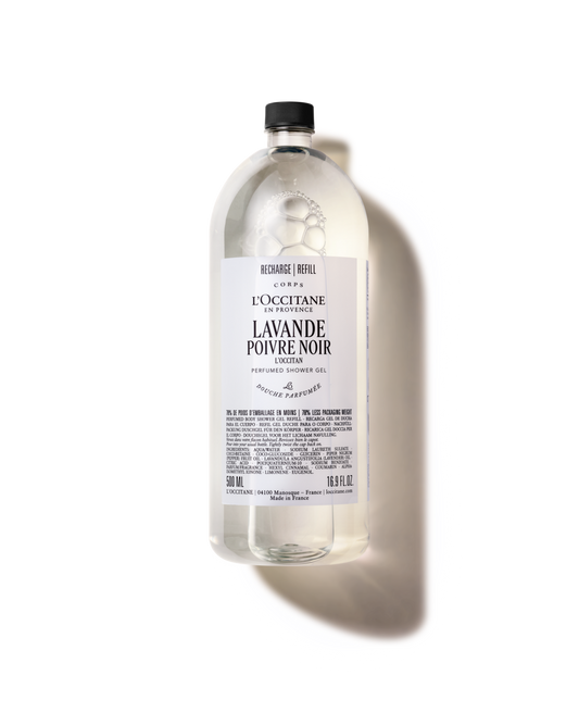 Lavande Poivre Noir Perfumed Shower Gel (L'Occitan) Refill