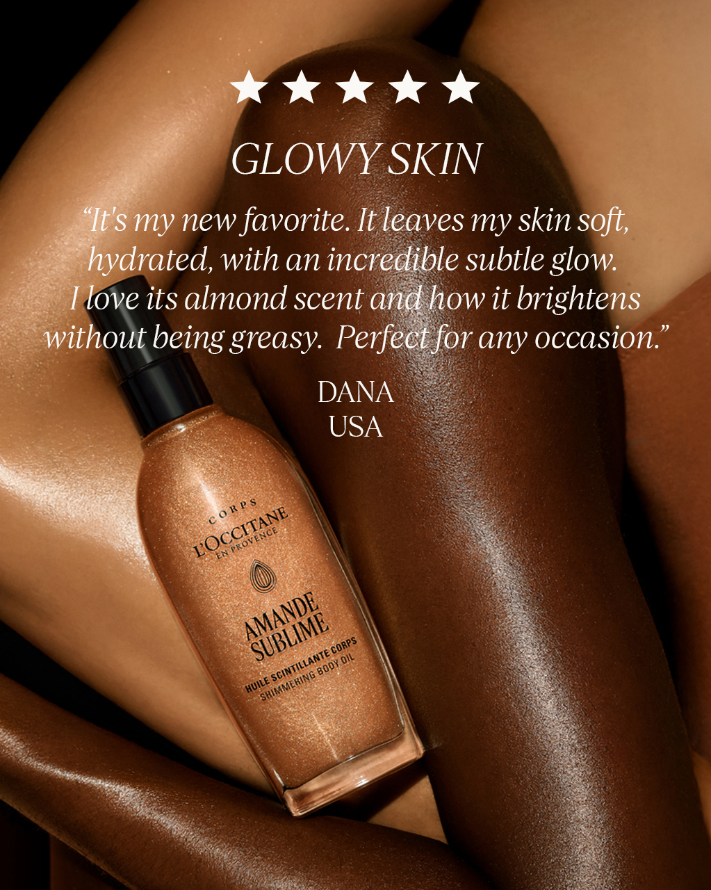 Almond Shimmering Body Oil - Image 6