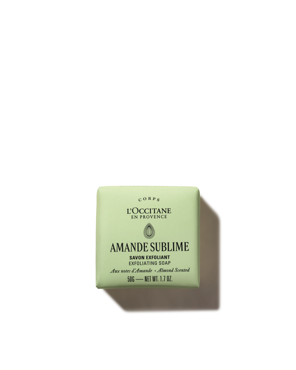 A soap bar on a black background