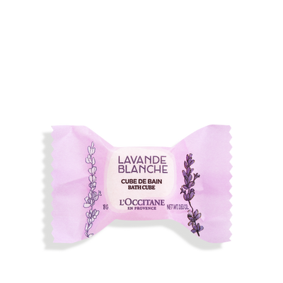 White Lavender Bath Cube - Products
