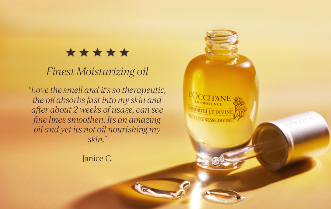 美容液 L'Occitane Immortelle Divine Youth Oil Immortelle Anti-Aging Face Oil | L'Occitane en Provence