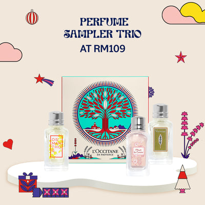 Perfume sampler Trio - Holiday Set