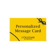 Personalized Message Card Only