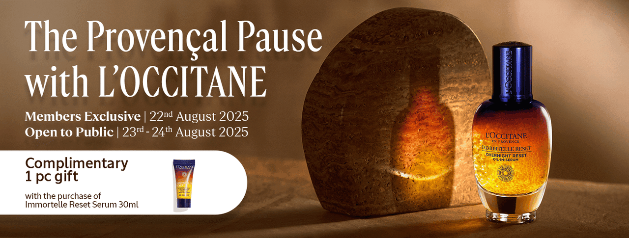 Take PROVENCAL PAUSE AND RESET