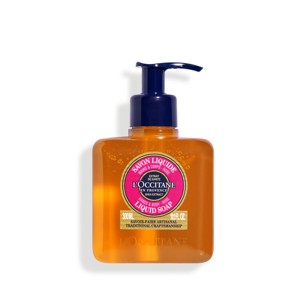 Shea Butter Body & Hand Liquid Soap - Rose