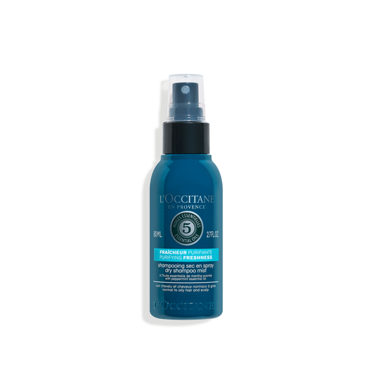 5 Essential Oils Purifying Freshness Dry Shampoo Mist