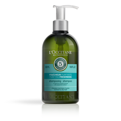 5 Essential Oils Purifying Freshness Shampoo - Jumbo & Eco-Refill